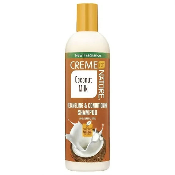 Creme of Nature Detangling & Conditioning Shampoo, Coconut Milk 12 oz